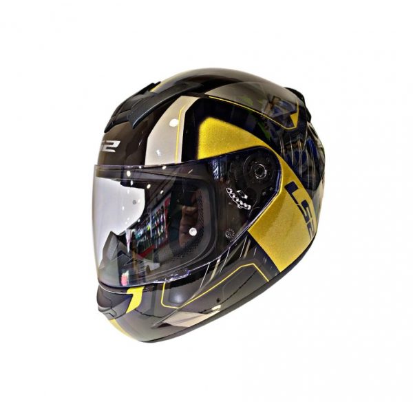 CASCO LS2 FF352 NEGRO-GRIS-DORADO