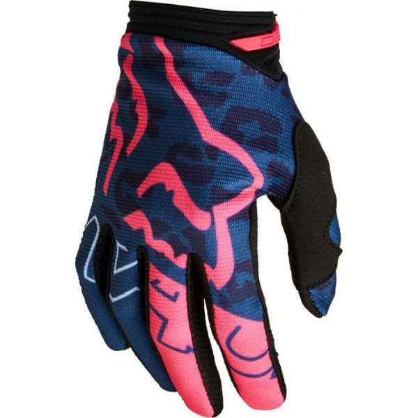 Guantes Mujer Azul/Rosado Fox
