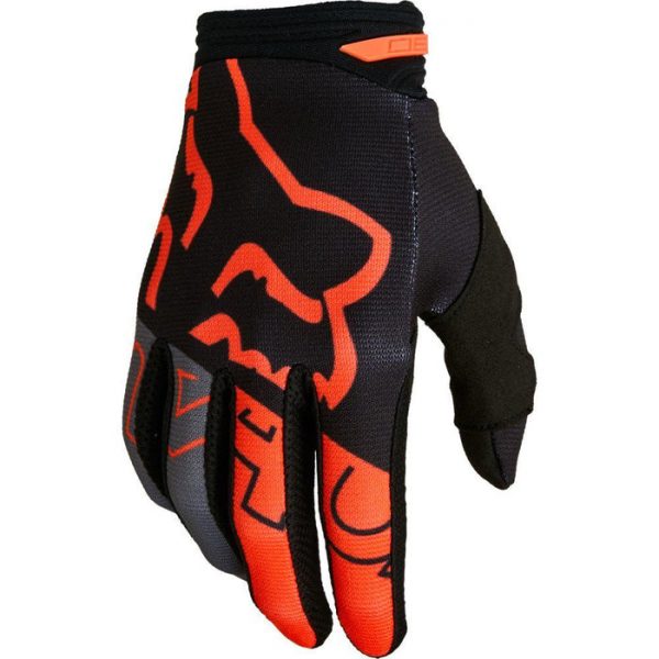 Guantes Negro/Naranjo Fox